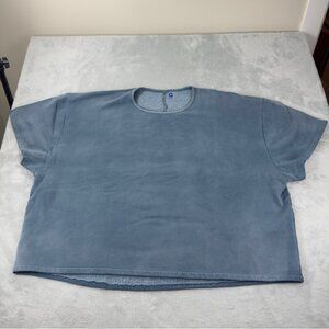 Yeezy Gap Blue Fleece Lined T Shirt Men's Size 2XL
